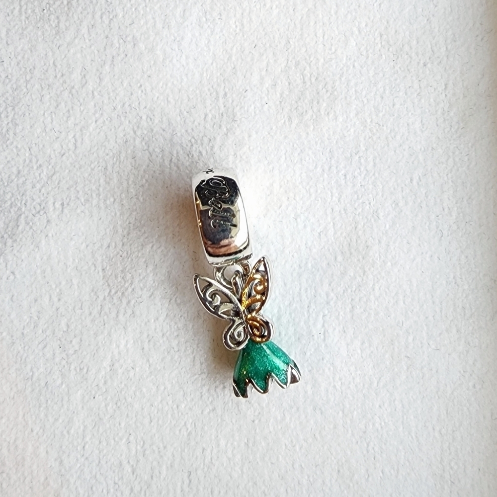 New Pandora Disney Tinker bell Fairy Peter Pan Dangle charm for jewelry bracelet - Picture 3 of 4